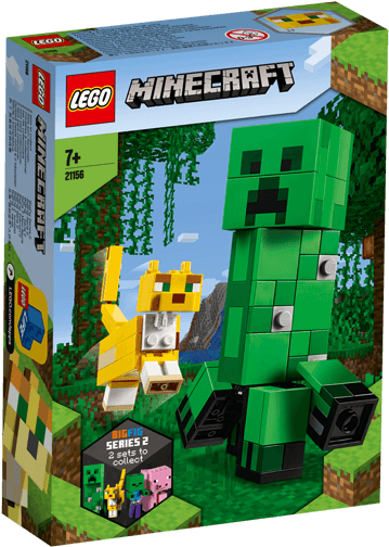 L E G O Minecraft Creeperand Ocelot Set