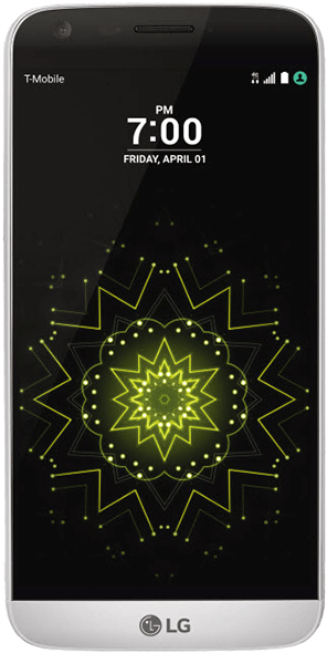 L G Smartphone Display Glowing Pattern