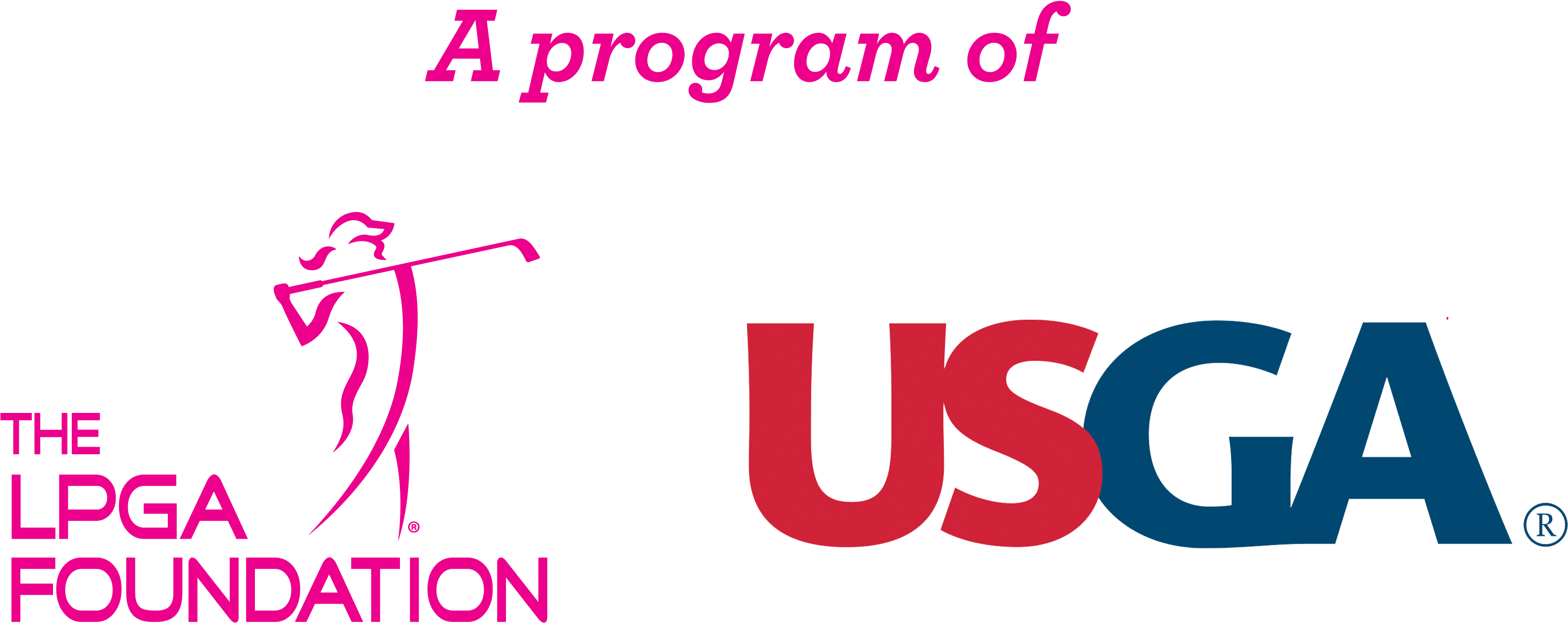 L P G A Foundation U S G A Program Logo