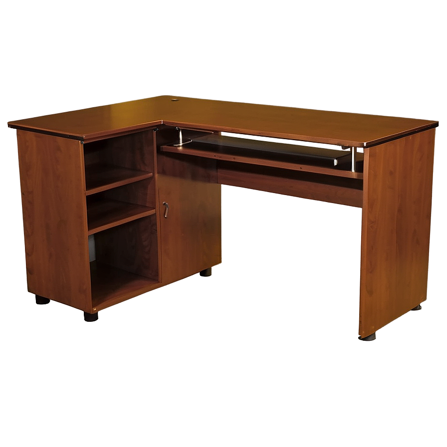 L-shaped Computer Desk Png Hjs