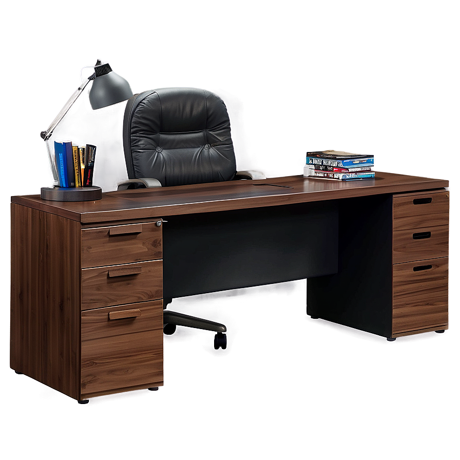 L-shaped Office Desk Png 24