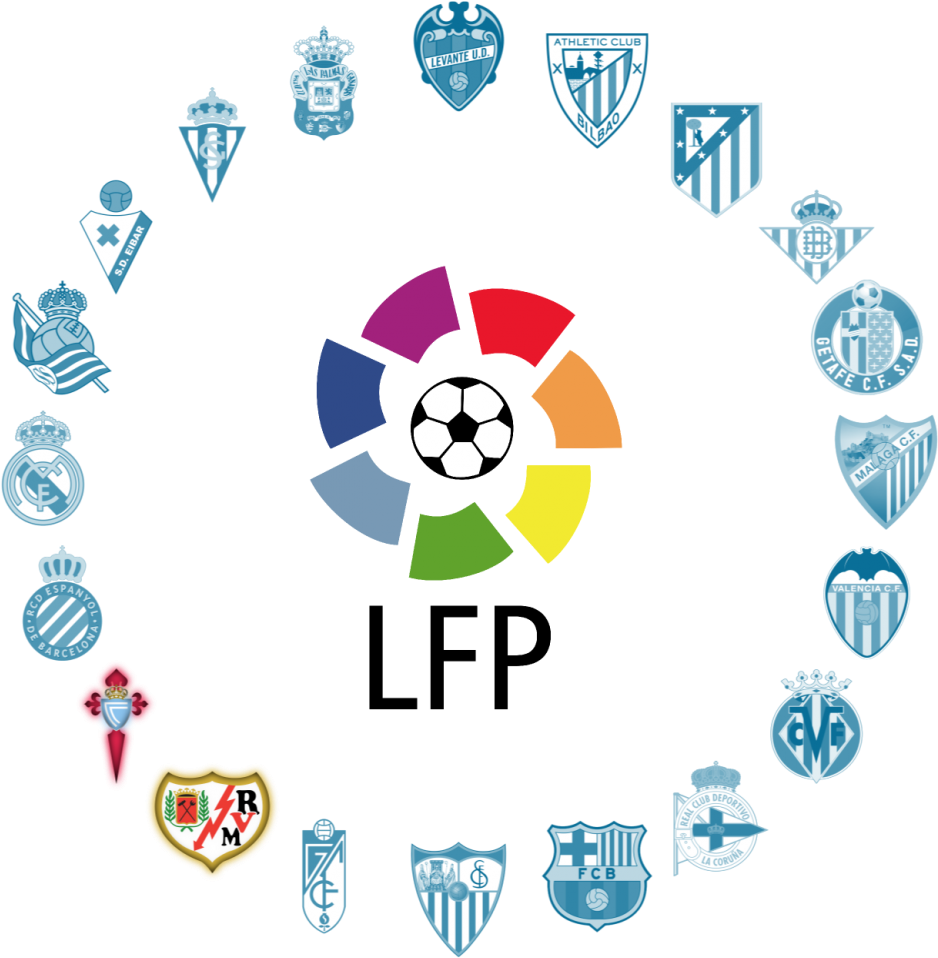 La Liga Clubs Logosand L F P Emblem