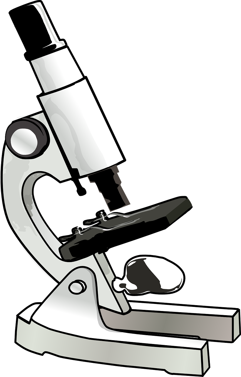 Laboratory Microscope Illustration