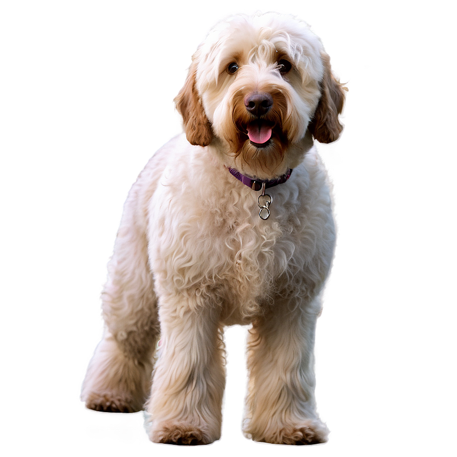 Labradoodle On A Walk Png 3