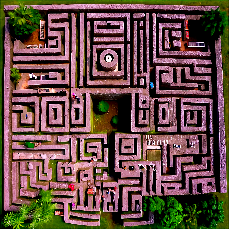 Labyrinth Aerial View Png 21