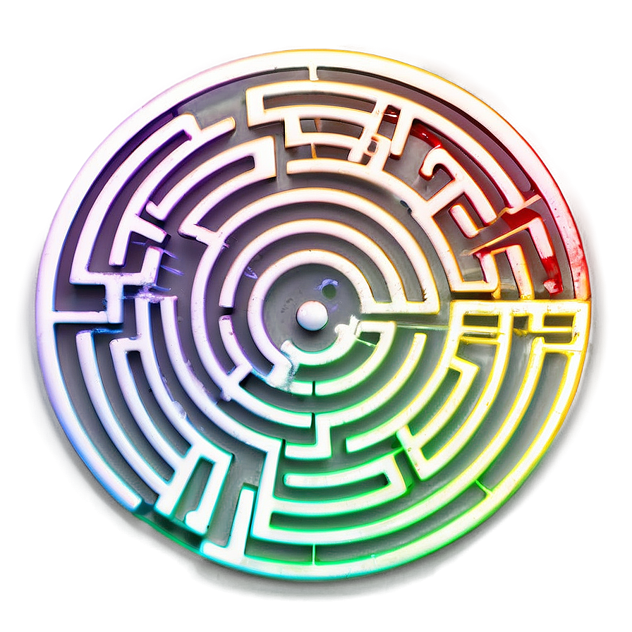 Labyrinth With Rainbow Png 06252024