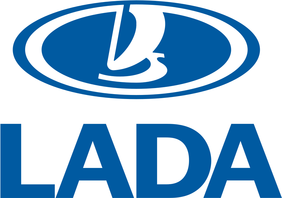 Lada Car Logo Blue Background