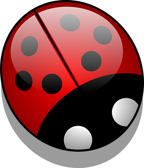 Ladybug Icon Graphic