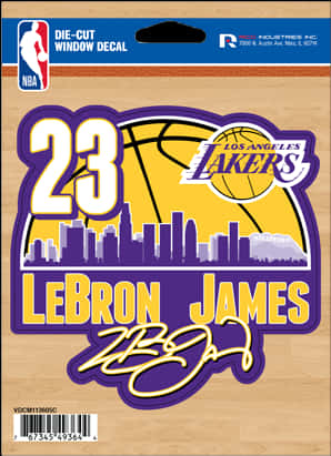 Lakers Le Bron James Decal23