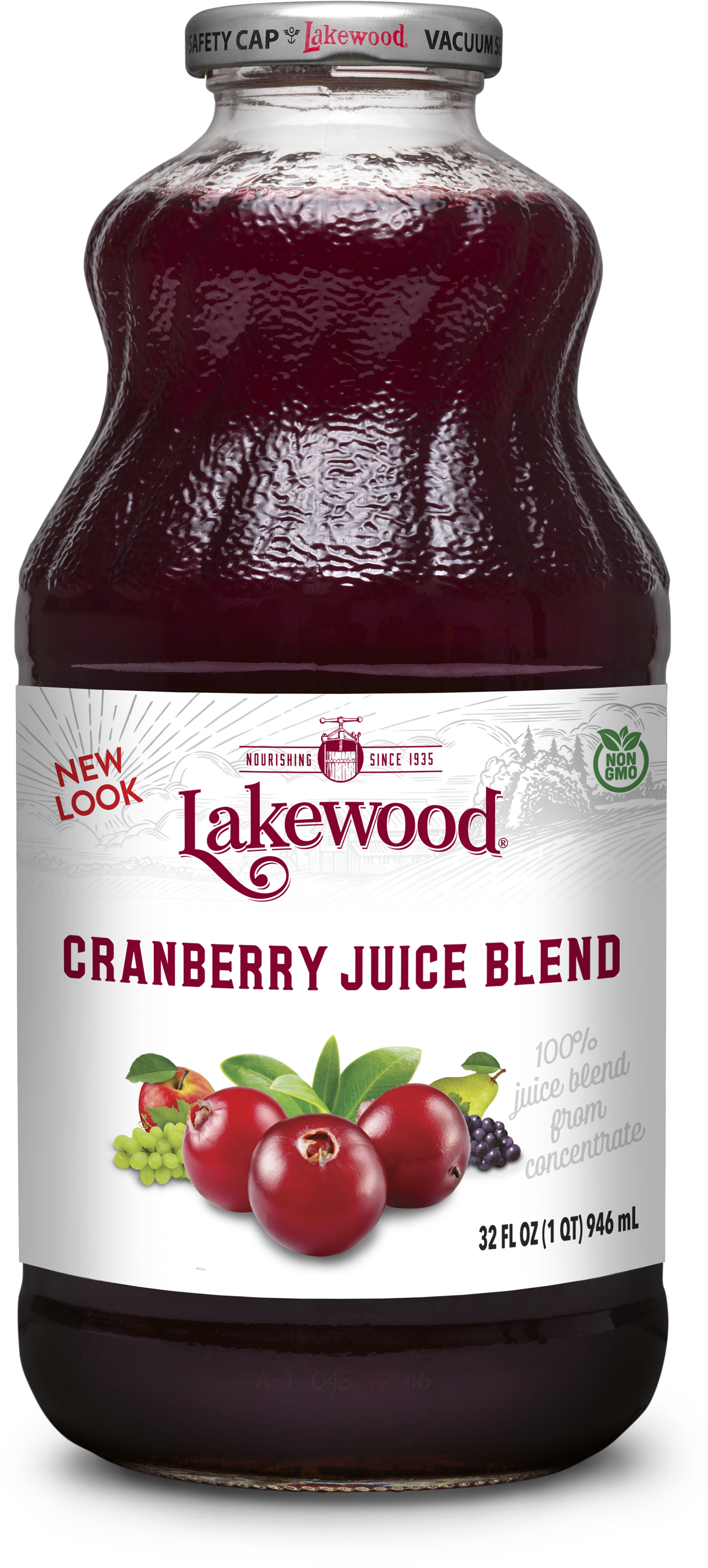 Lakewood Cranberry Juice Blend Bottle