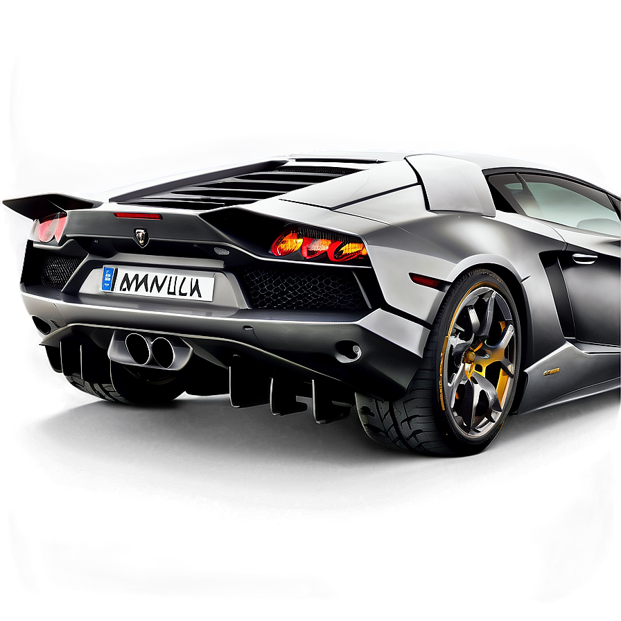 Lamborghini Back View Png Crp43