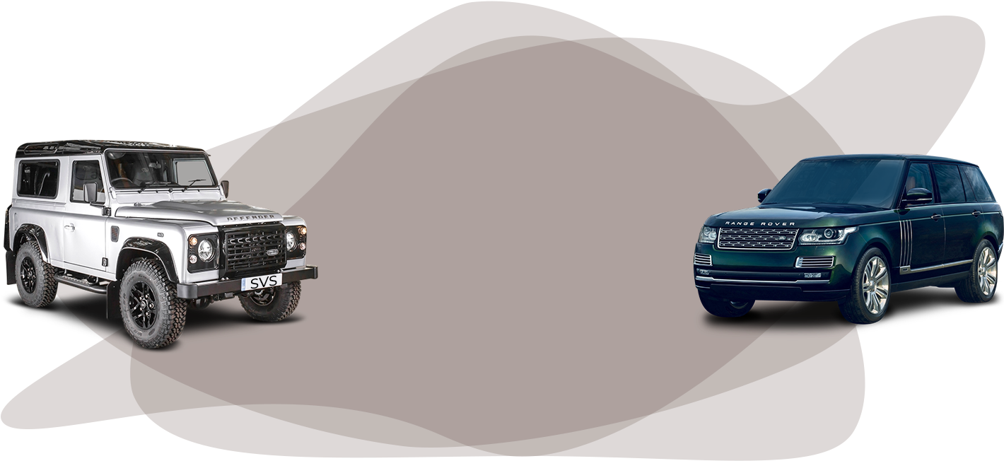 Land Rover Defenderand Range Rover Comparison