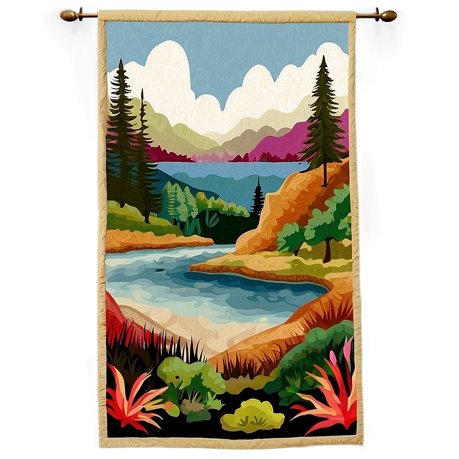 Landscape Tapestry Png 06252024