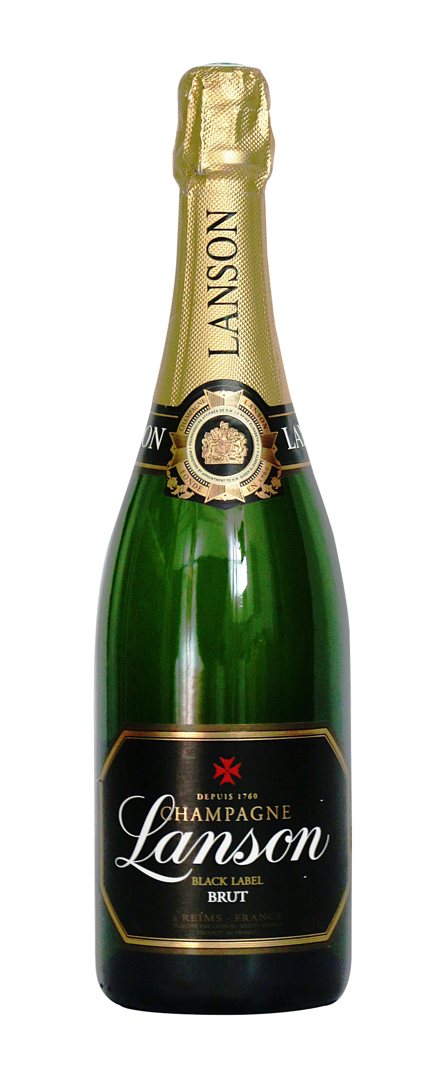 Lanson Champagne Bottle