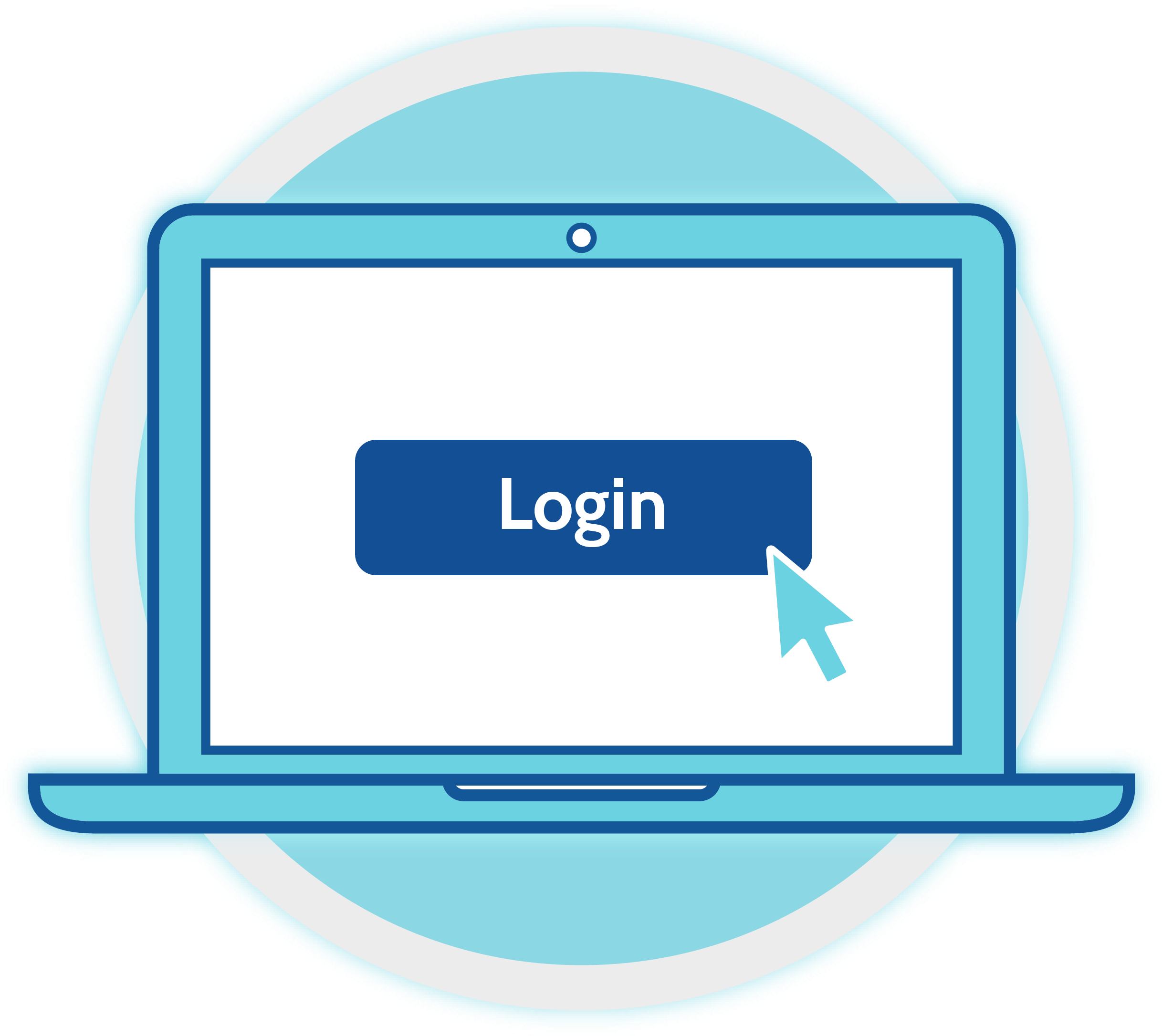 Laptop Login Screen Icon