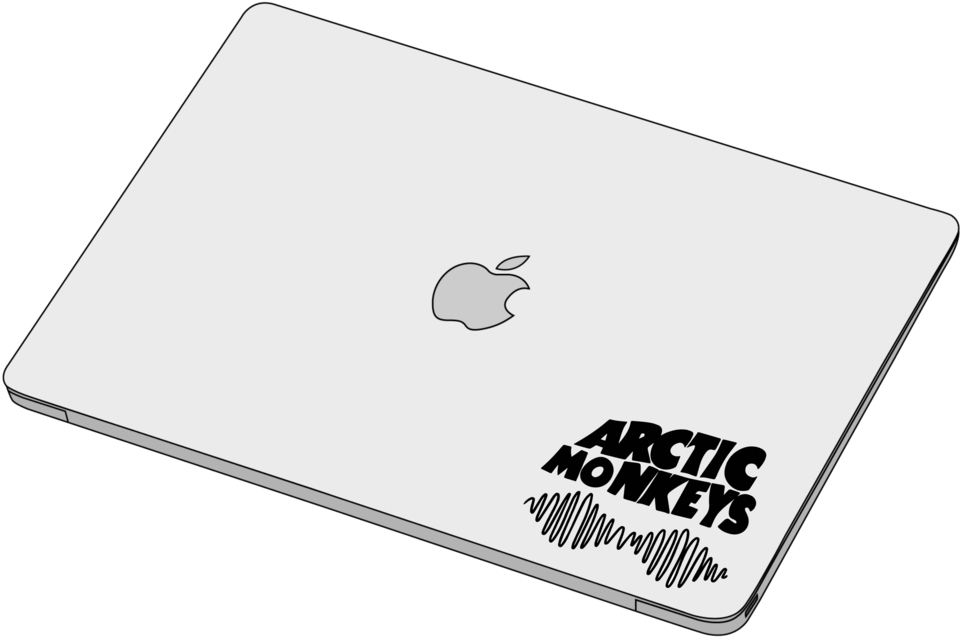 Laptopwith Arctic Monkeys Sticker