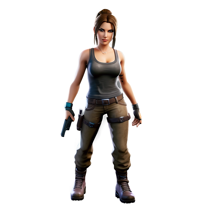 Lara Croft In Fortnite Outfit Png Flm