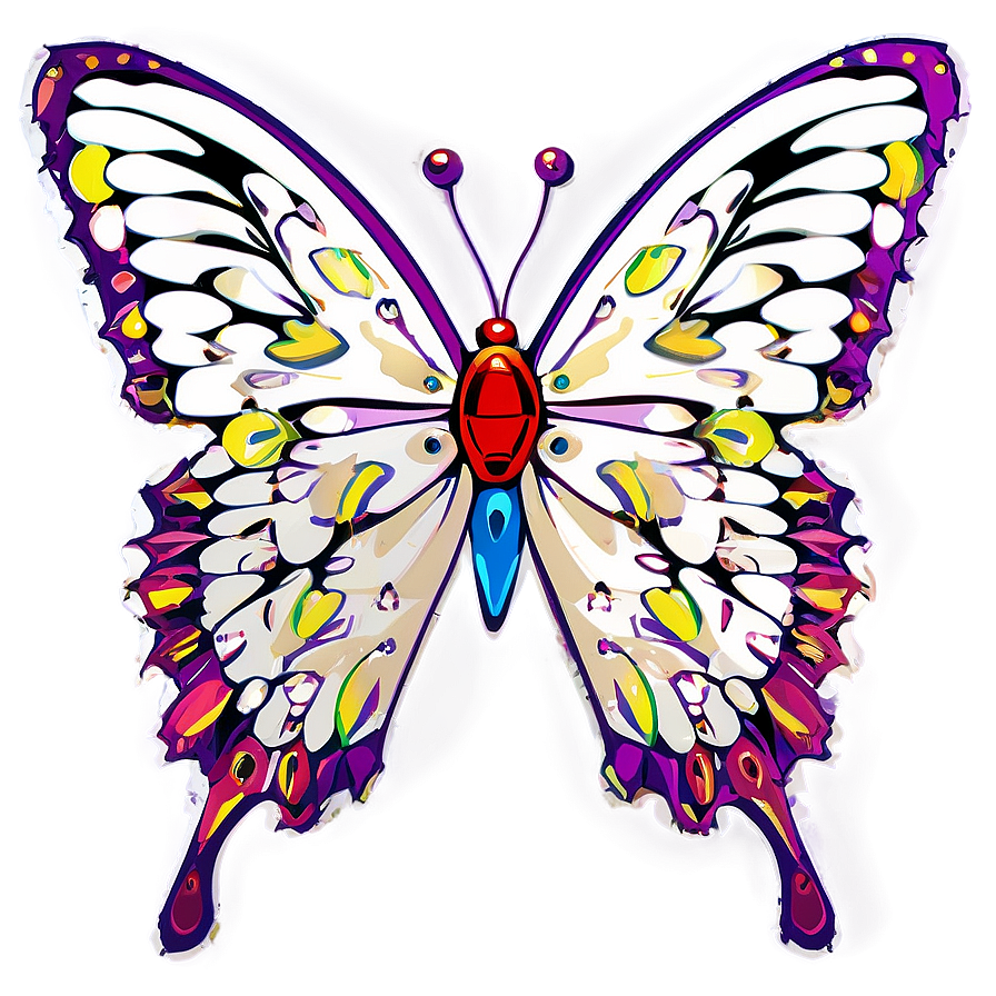 Large Butterfly Outline Png Wel92
