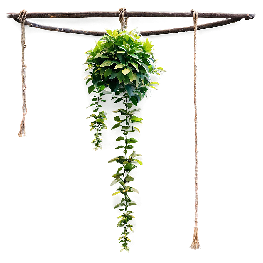 Large Hanging Plant Png 9