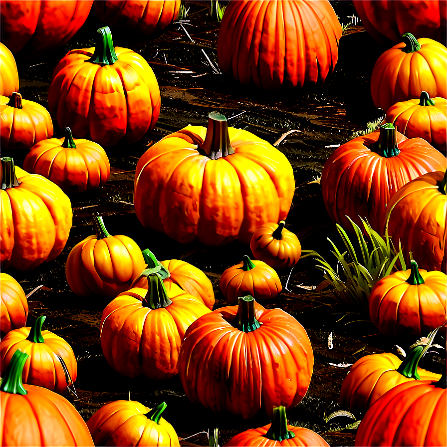 Large Pumpkin Patch Png 06252024