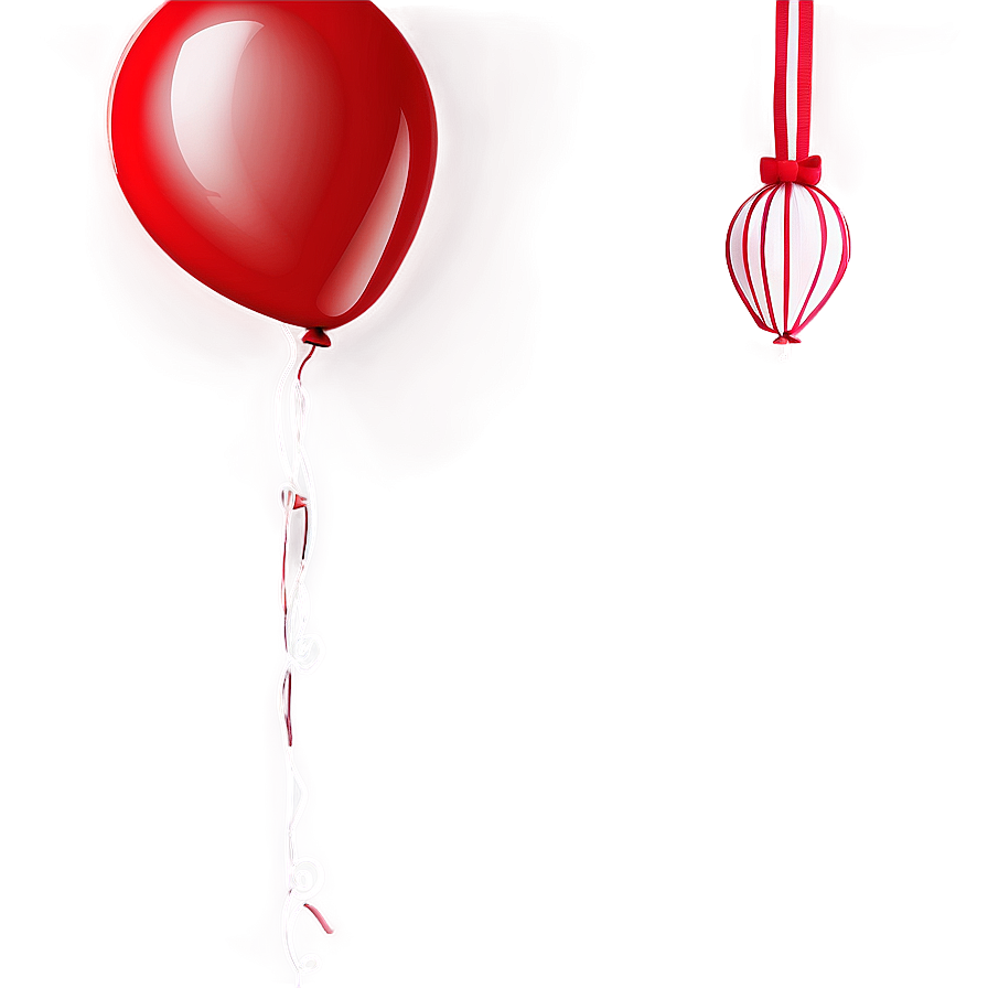 Large Red Balloons Png 06132024