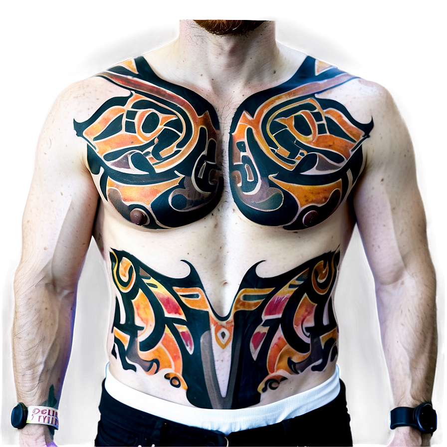 Large Scale Chest Tattoo Png Xlp60