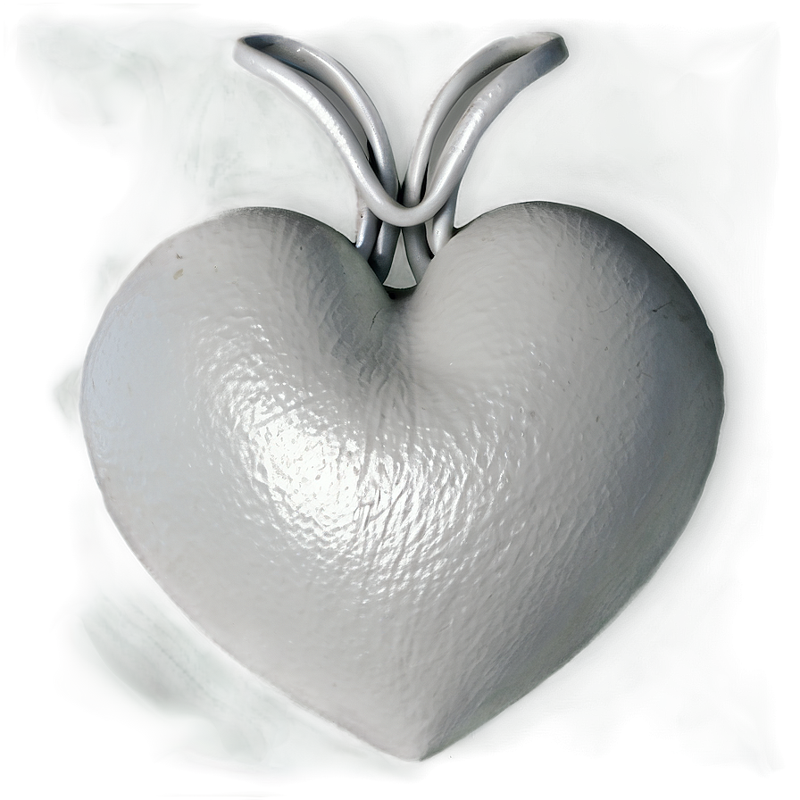 Large White Heart Png 45