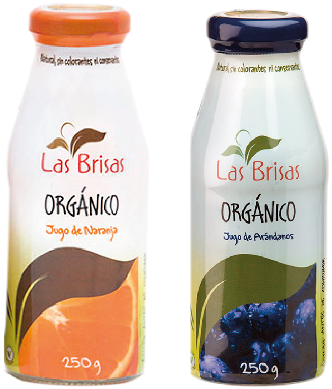 Las Brisas Organic Juice Bottles