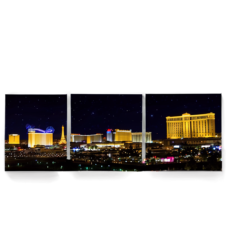 Las Vegas Nightscape Png Ljd28