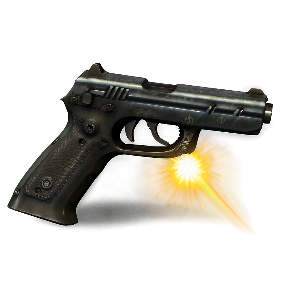 Laser-sighted Pistol Png 15