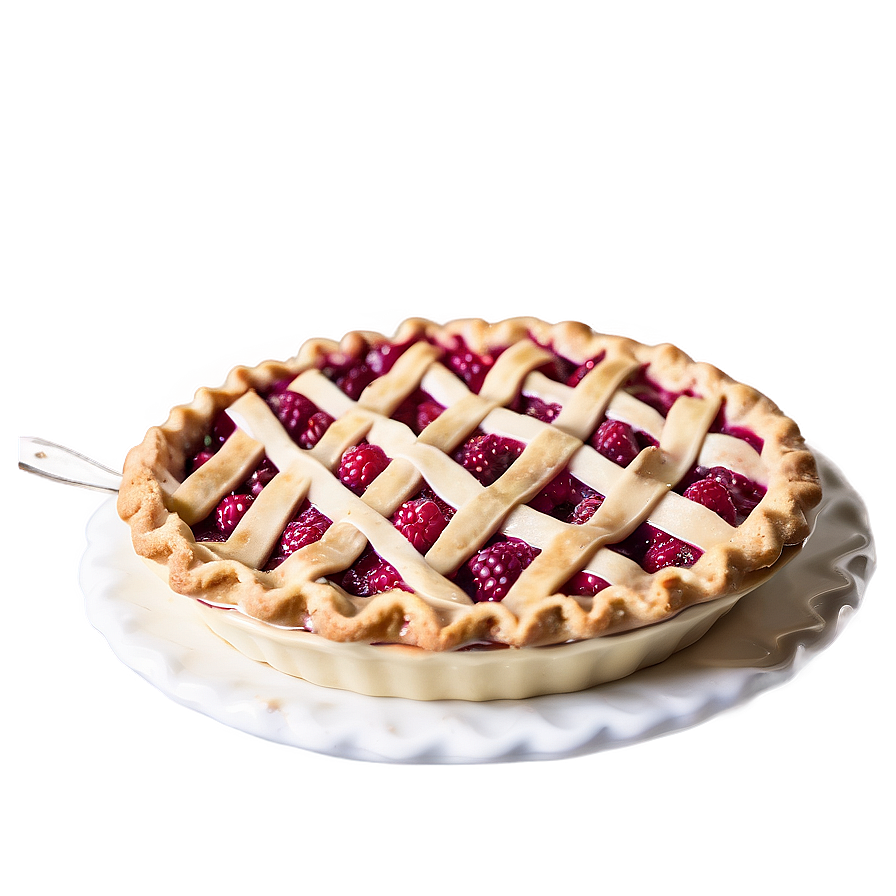 Lattice Top Raspberry Pie Png Lbs