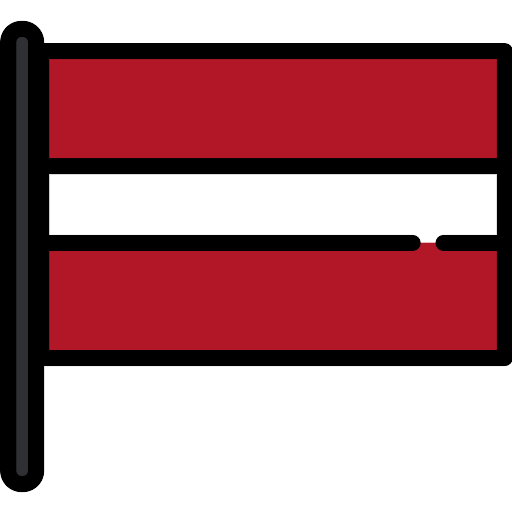 Latvian Flag Graphic