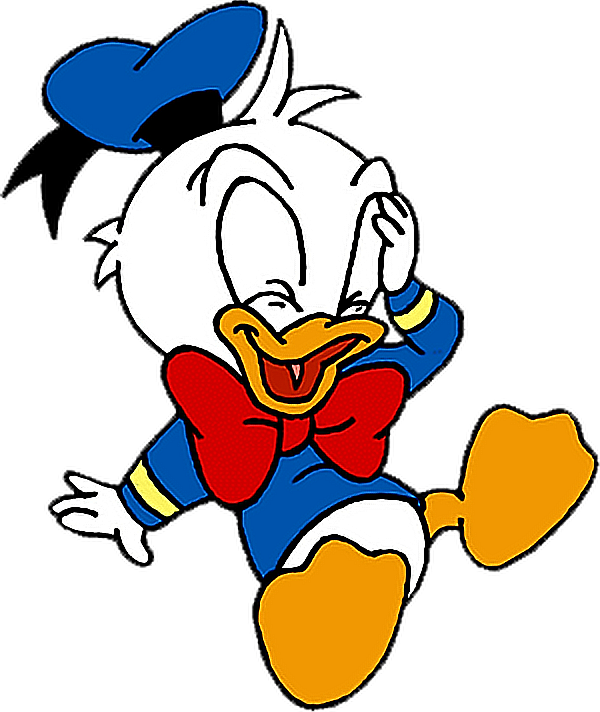 Laughing Animated Duck Character