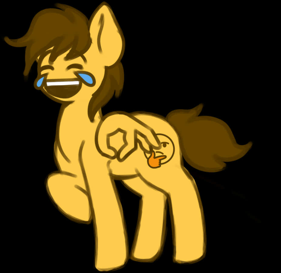Laughing_ Brony_ Character_ Vector