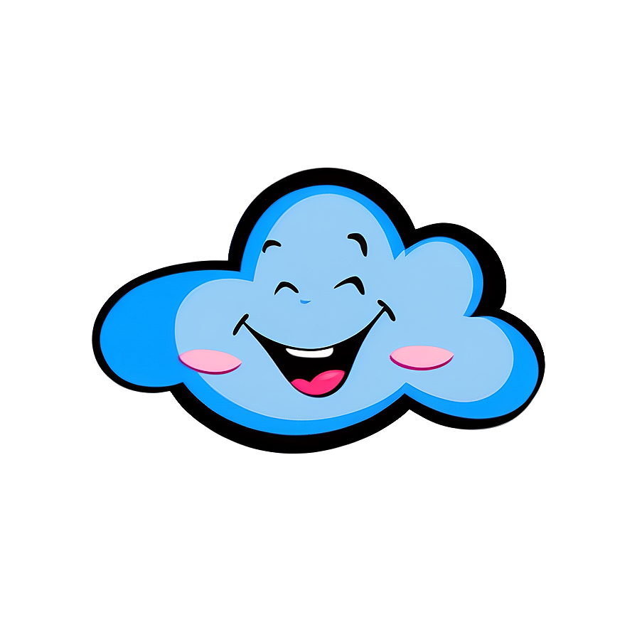 Laughing Cartoon Cloud Png Eru94