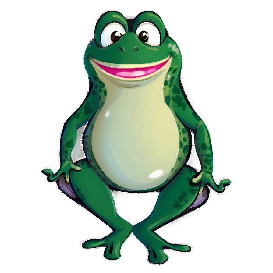 Laughing Frog Animation Png 06272024