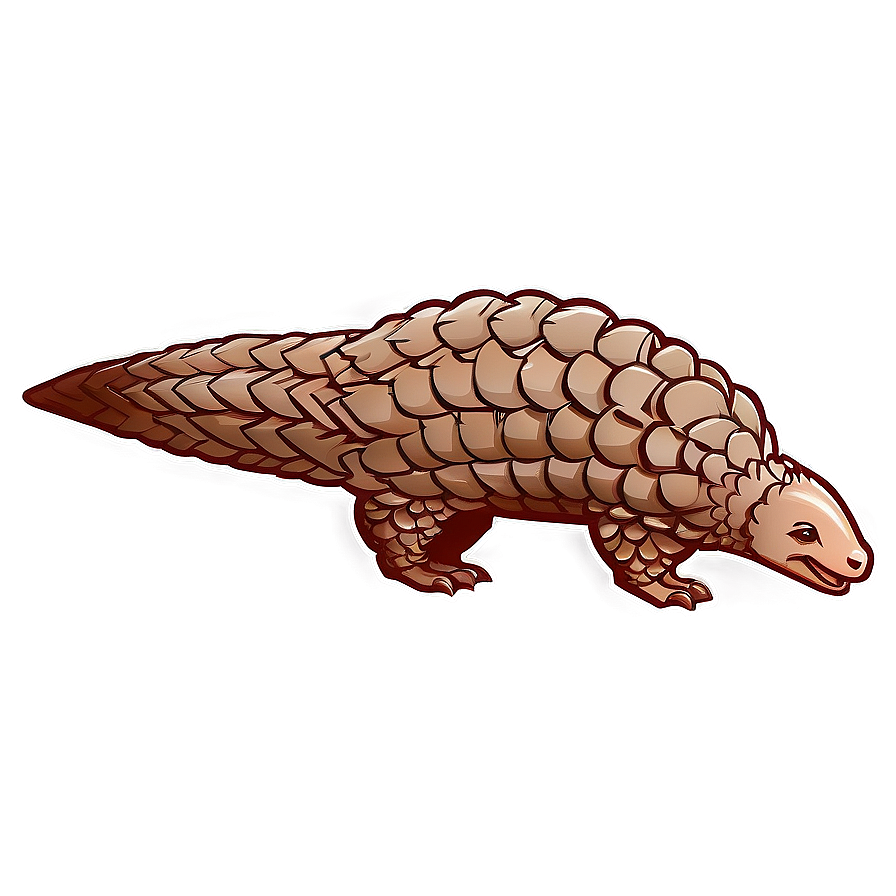 Laughing Pangolin Cartoon Png 55