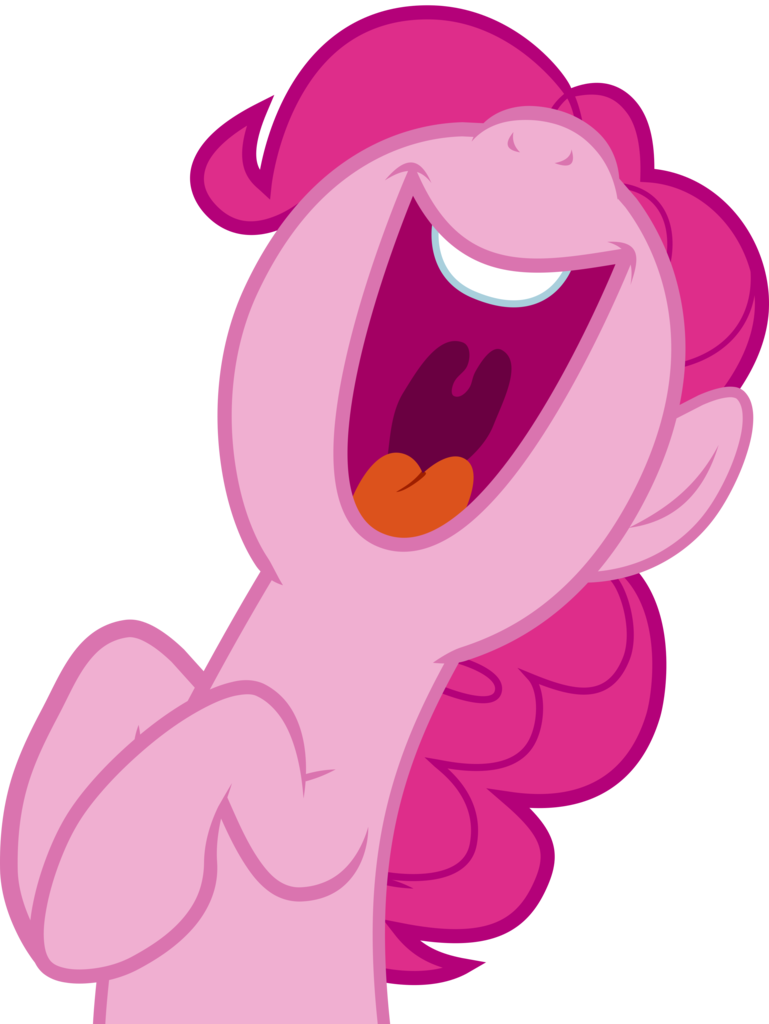 Laughing Pinkie Pie Vector