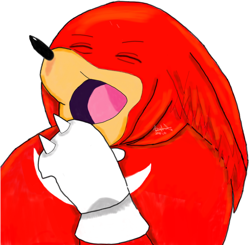 Laughing Red Echidna Artwork.png