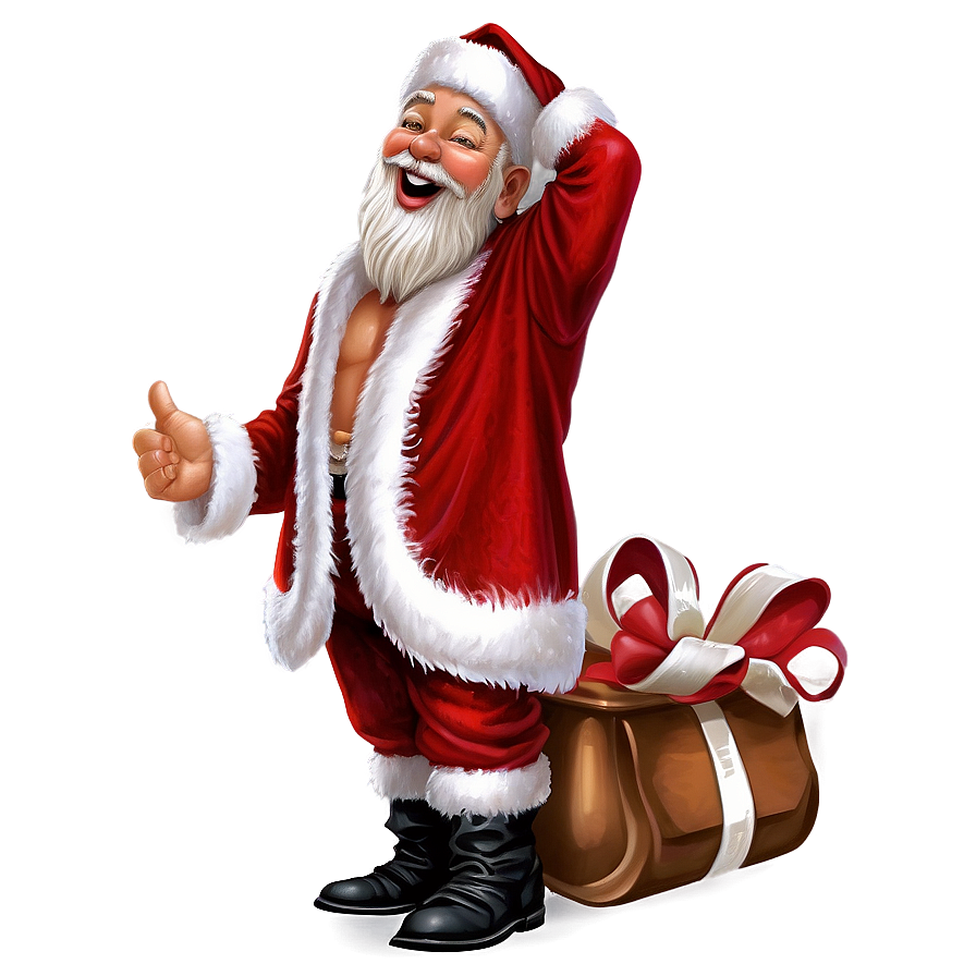 Laughing Santa Png 42