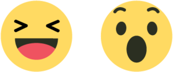 Laughingand Surprised Emoji Set