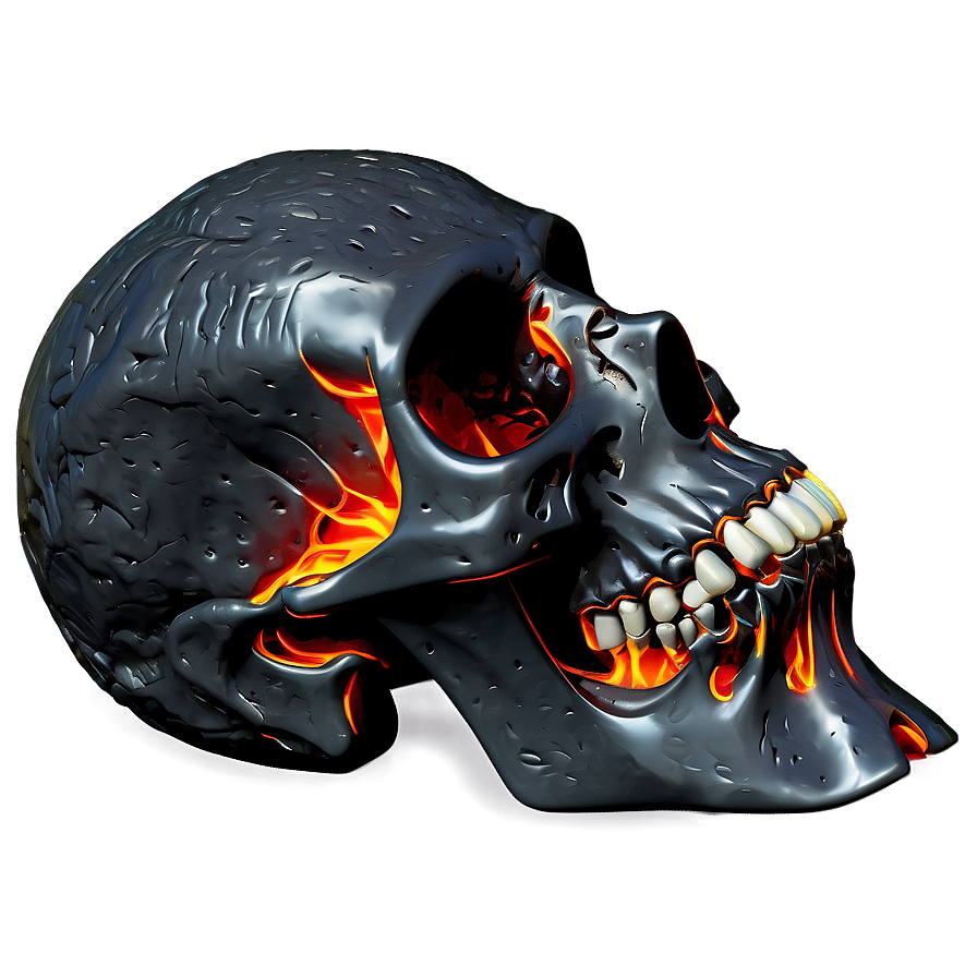 Lava-like Skull Png Ffq