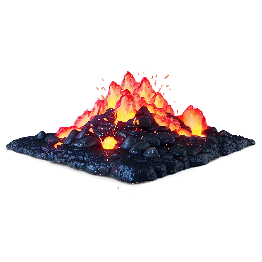 Lava Splash Effect Png 06282024