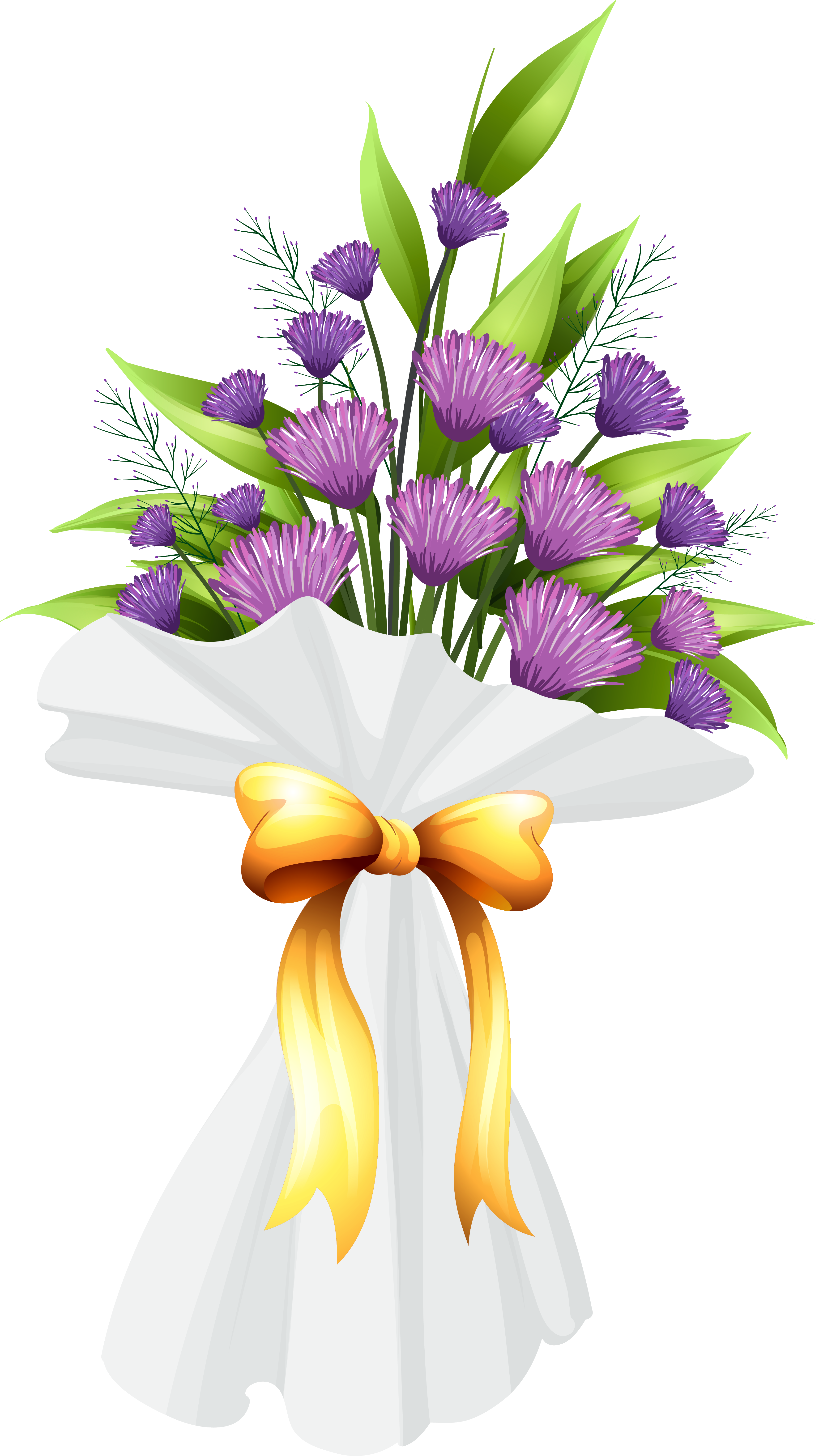 Lavender Bouquet Illustration