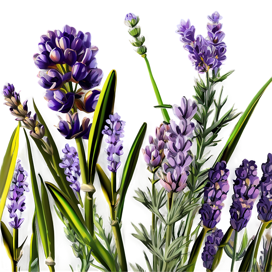 Lavender Field Flower Png 88