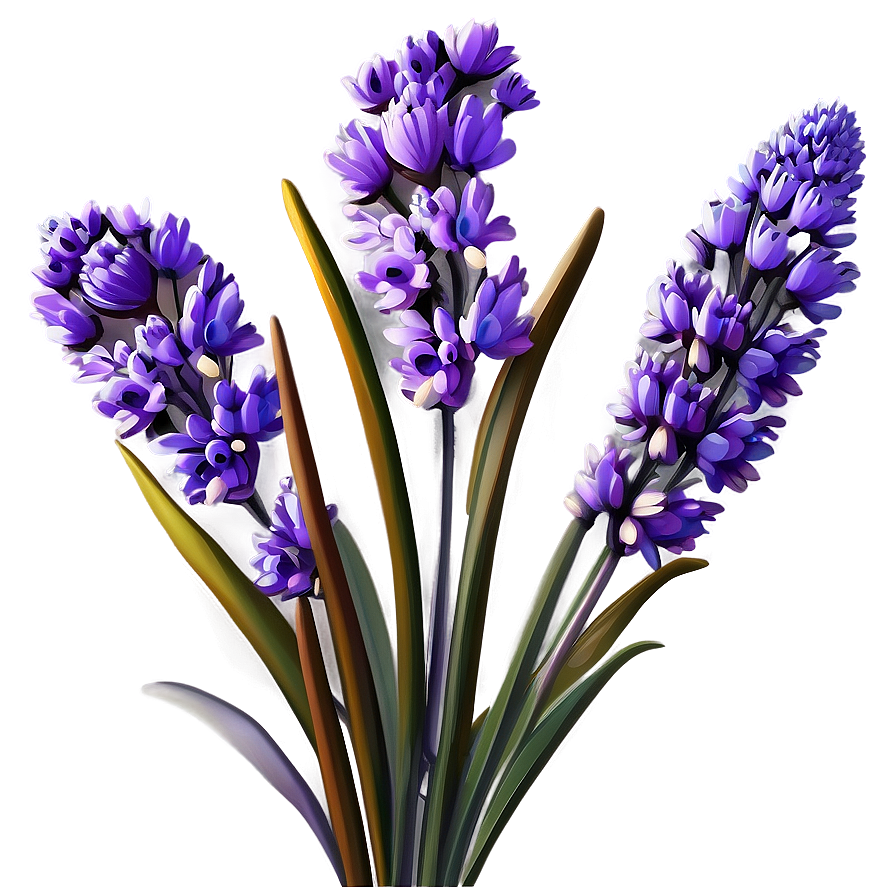 Lavender Floral Design Png Yjj95