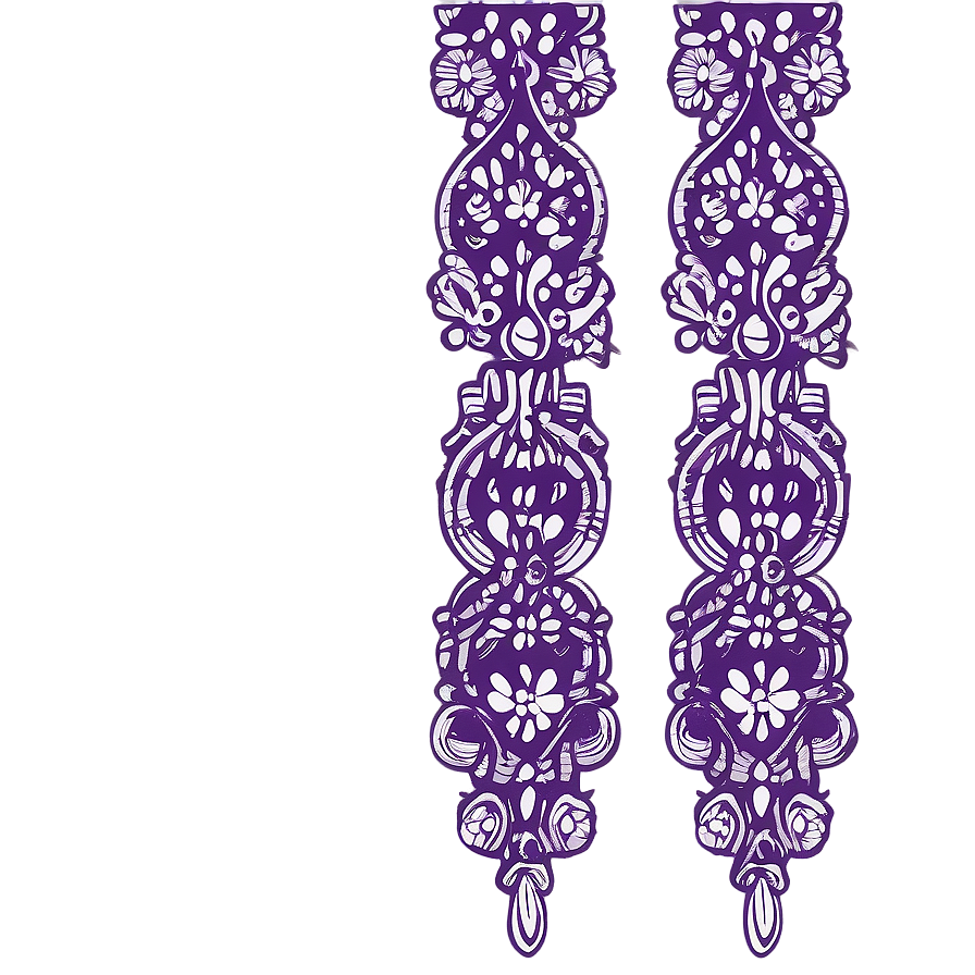 Lavender Lace Border Clipart Png 55