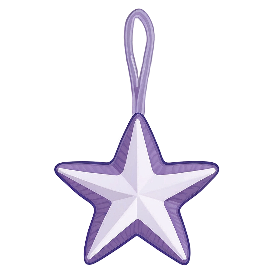 Lavender Purple Star Detail Png 68