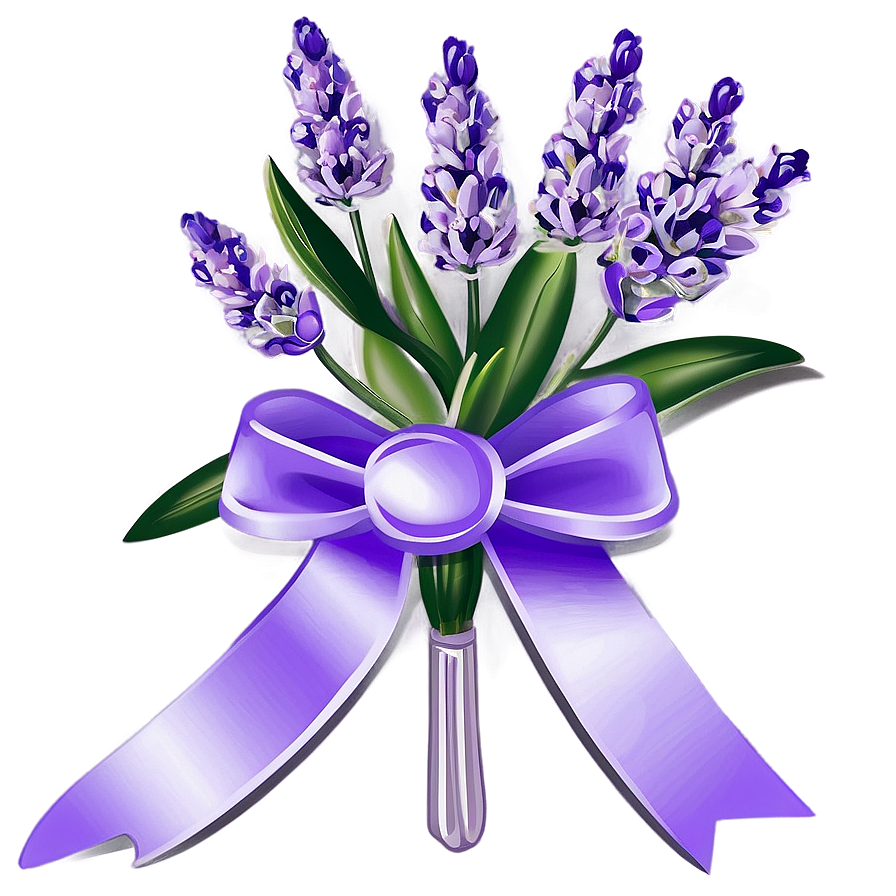 Lavender Wedding Bouquet Png 43