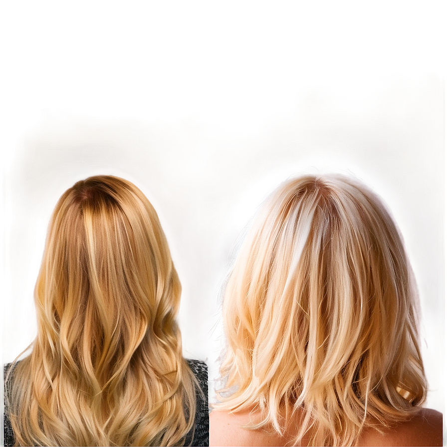 Layered Blond Hair Png 06262024